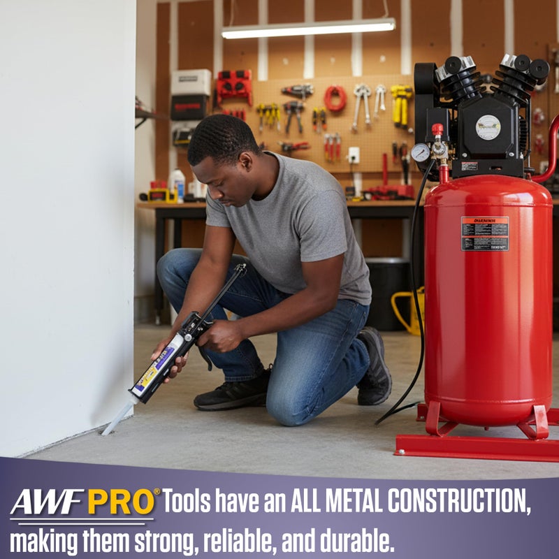 AWF PRO Dual Cartridge Epoxy Gun for 400mL, 450mL, 600 mL, 650 mL (1:1 and 2:1) Dual Component Cartridges â€“ 25:1 Thrust Ratio, Professional 2 Part Epoxy Gun - Image 5